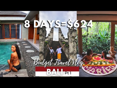 Bali On a Budget | Bali Temples, Bali Waterfalls | Bali Affordable Travel Vlog | Ubud + More!