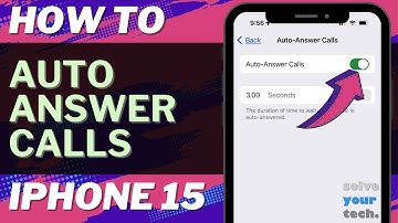 How to Auto Answer Calls on iPhone 15