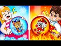 Paw Patrol The Mighty Movie | Brewing Cute Baby and Cute Pregnant ICE and FIRE Elemental - Rainbow 3