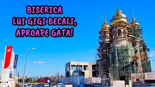 Biserica unicat a lui Gigi Becali din Pipera. Costă 20 de milioane de euro!