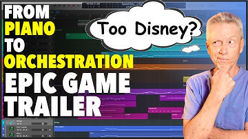 Epic Game Music from Piano Sketch to finished Orchestra - Whispers of Lumina Orchestration Tutorial