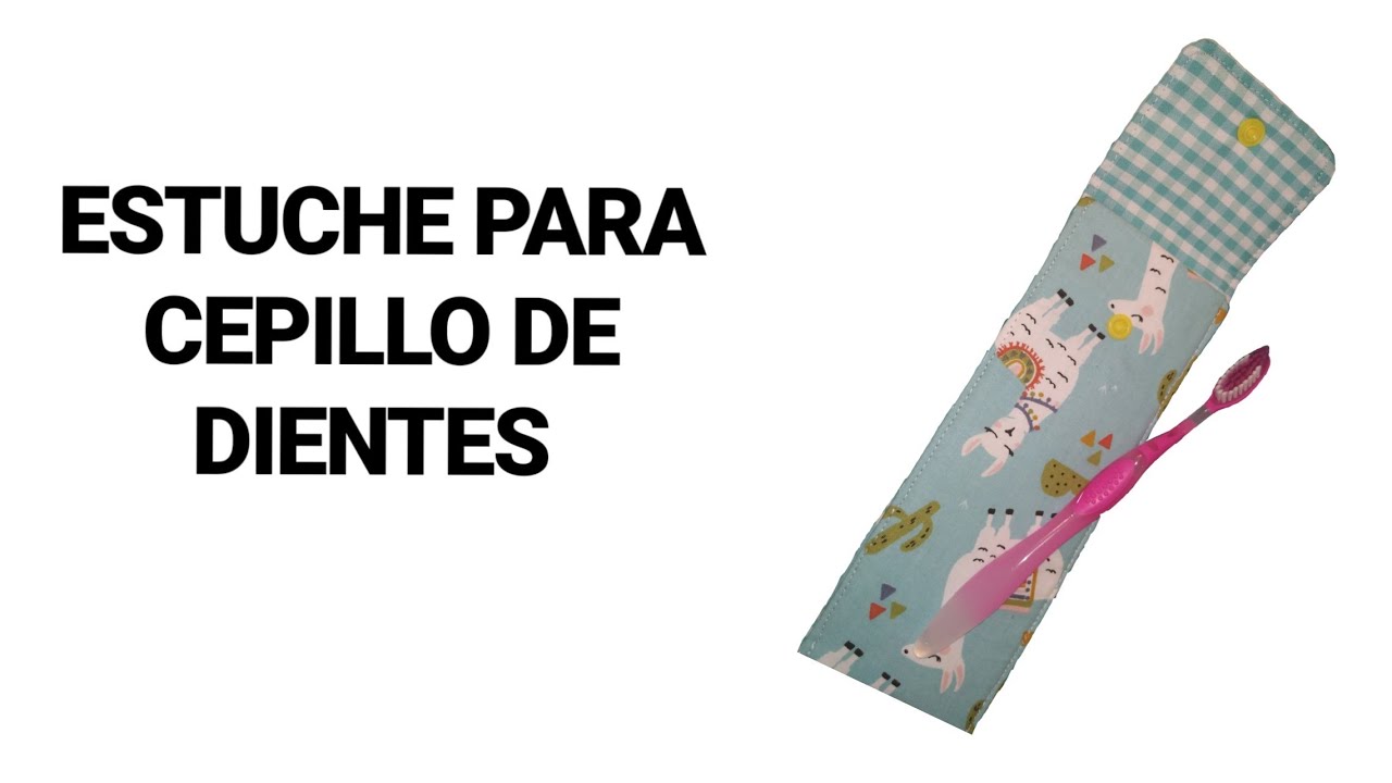 Cómo hacer un estuche para cepillo y pasta de dientes en 5minutos