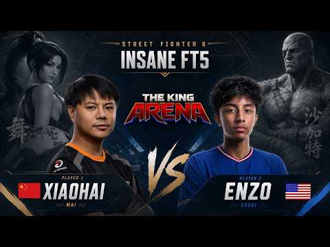 🔥 SF6 ▰ XIAOHAI (Mai) vs ENZO (Sagat) ▰ Street Fighter 6 | High-Level Set 🔥