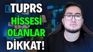 Tuprs Hi̇ssesi̇ Olanlar Di̇kkat Tüpraş Yükselişi Devam Edecek Mi?