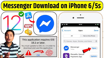 Facebook Messenger Download on iPhone 6/5s | iPhone 6 Me Facebook Messenger Kaise Download Kare