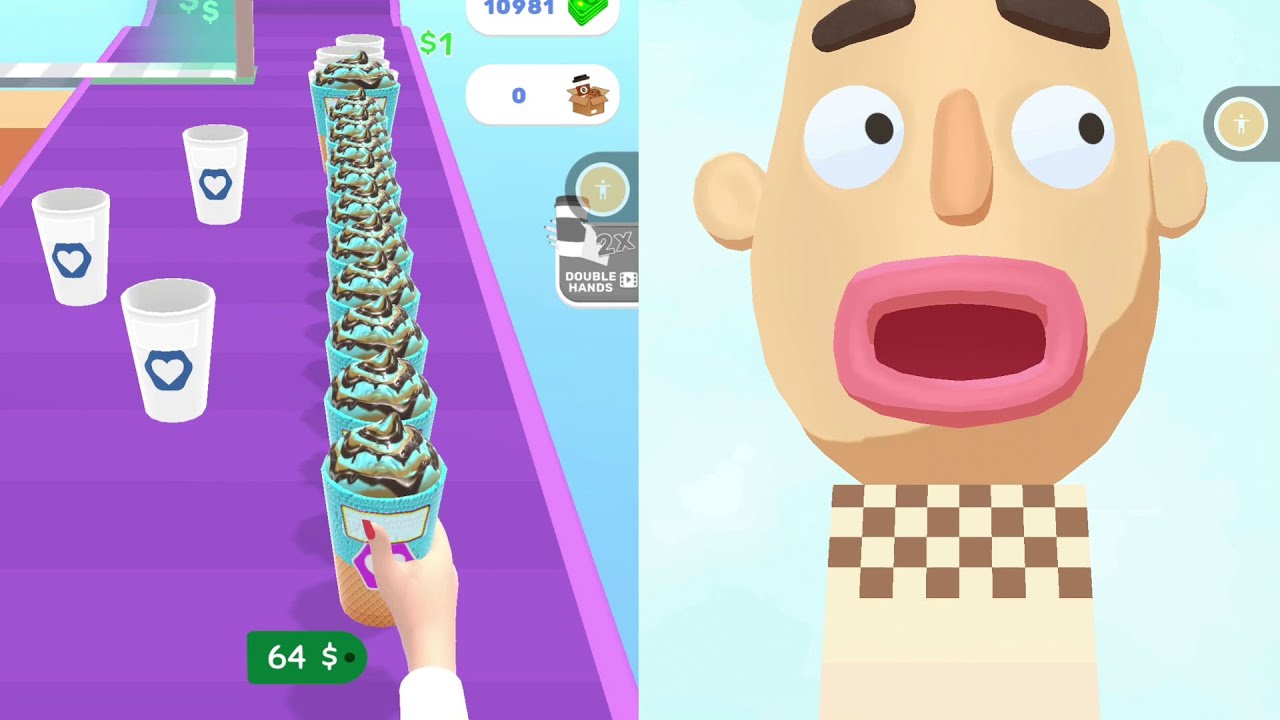 Coffee Stack Vs Sandwich Runner - Gameplay Walkthrough Android IOS- All Level Max Tiktok