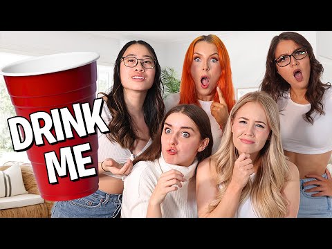 Girls play DRINKING Games!