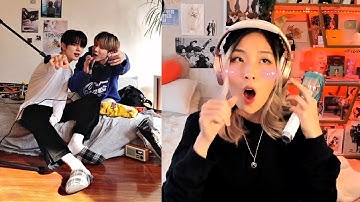 TXT YEONJUN X TAEHYUN STAY COVER REACTION (Original Song: The Kid LAROI, Justin Bieber) 투모로우바이투게더