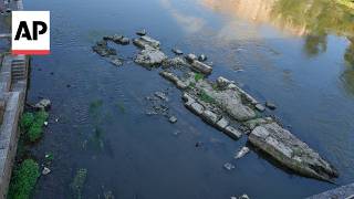 Roman emperor Nero’s Bridge resurfaces as Rome faces a water crisis