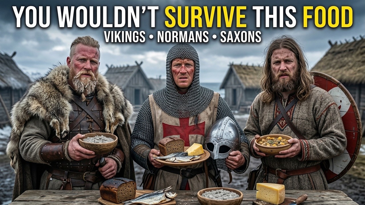 Why You Wouldn't Survive the Food of Vikings, Normans, and Saxons for Even 3 Days!