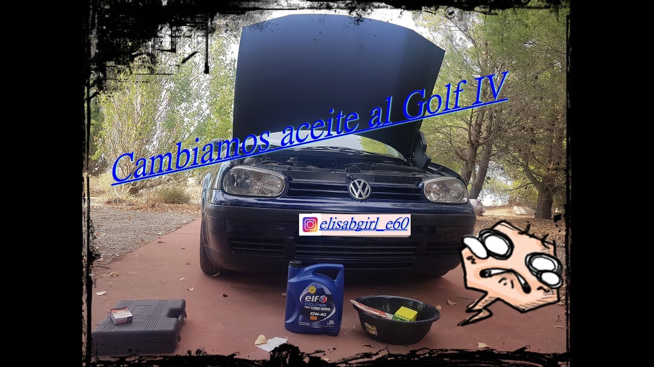 🔧Tutorial de mantenimiento Volkswagen golf 4🔧🚗Cambiamos aceite y filtro