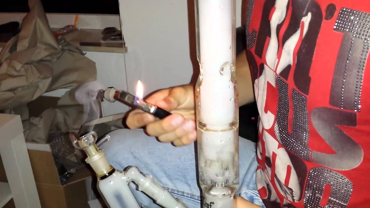 40cm Black Leaf Elite 6 Arm Percolator Kolben Bong und Vorkühler von Smoketown.de