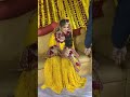 beautiful stylish bridal haldi flowers jewllary design #youtubeshorts #video