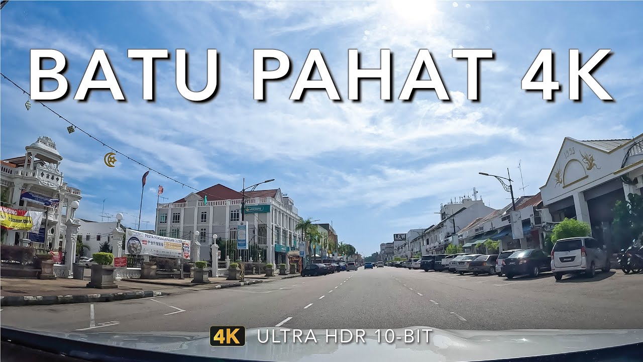 Driving Batu Pahat in 4K Ultra HD - Bukit Losong to Pantai Teluk Ketapang