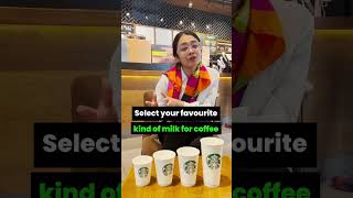 How to Order Customised Coffee in English at STARBUCKS #english #starbucks #shorts