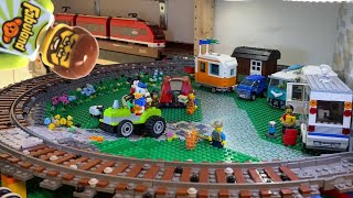Lego City Update October 2021: Camp area and Trixbrix switch track servo motors
