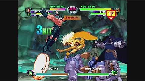 MvC2 Mvci Umvc3 BurstKinetics Khaos vs  xX UMK3 Xx