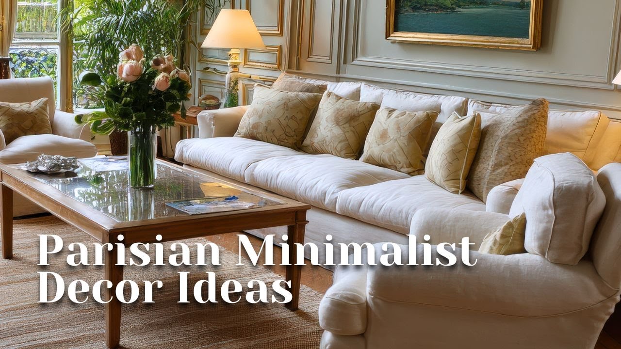 Parisian Minimalist Decor Ideas That Turns Your Home Into a Timeless French Interior Masterpiece