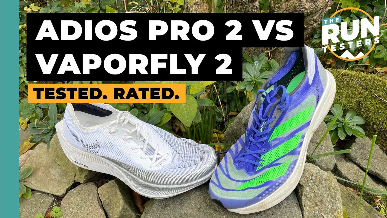 Nike Vaporfly NEXT% 2 Adidas Adios Pro Multi-tester verdict two top carbon racing shoes - YouTube