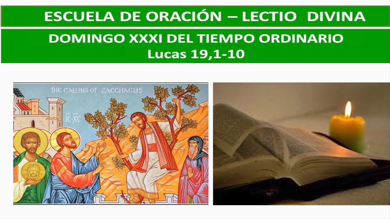 LECTIO DIVINA DOMINGO XXXI DEL TIEMPO ORDINARIO DEL CICLO C - YouTube
