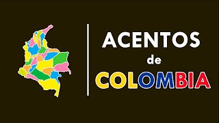 ALL the ACENTS  of COLOMBIA  Do you know them? NOT all speak PAISA