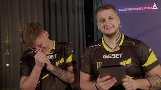 S1mple and Zeus answer your questions from Twitter | BLAST Pro Series Copenhagen 2018