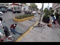 Ciclistas accidentados en ciclovia Patriotismo 2017