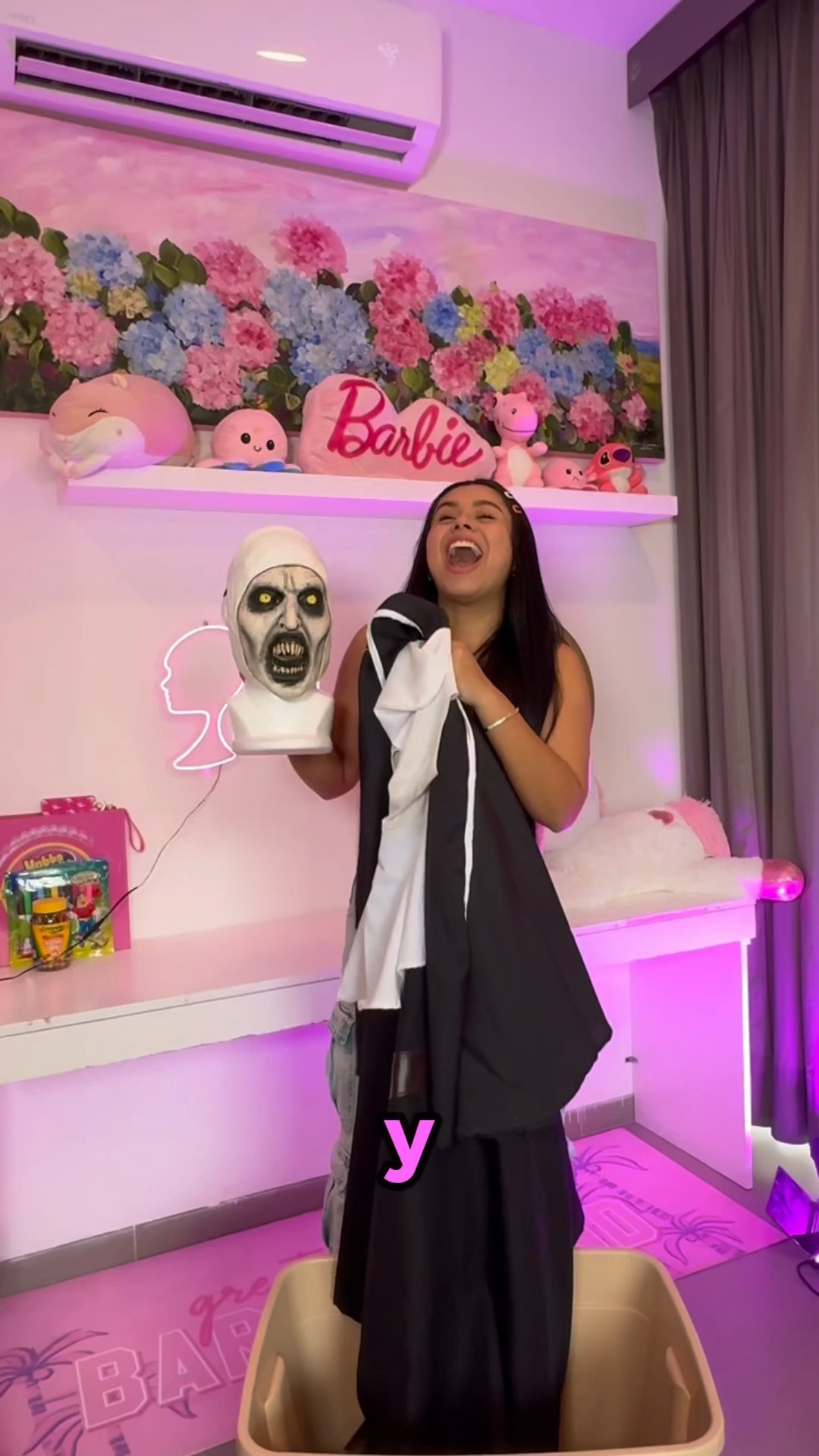 Broma de la monja terrorífica a mi novio ?