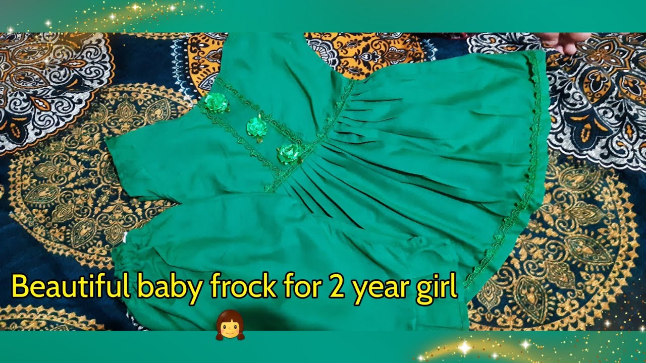 Beautiful summer baby frock for 2 year girl YouTube
