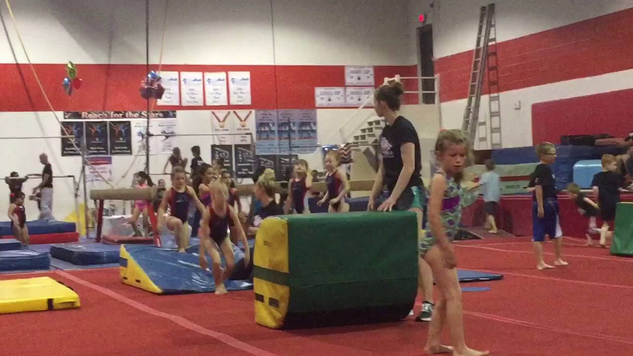Gymnastics 2016 recitalbackflip prep YouTube