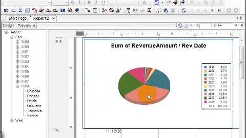 34 Crystal ReportsXI Design a Report Beyond the Basics 2   Graphs & Charts pt  2