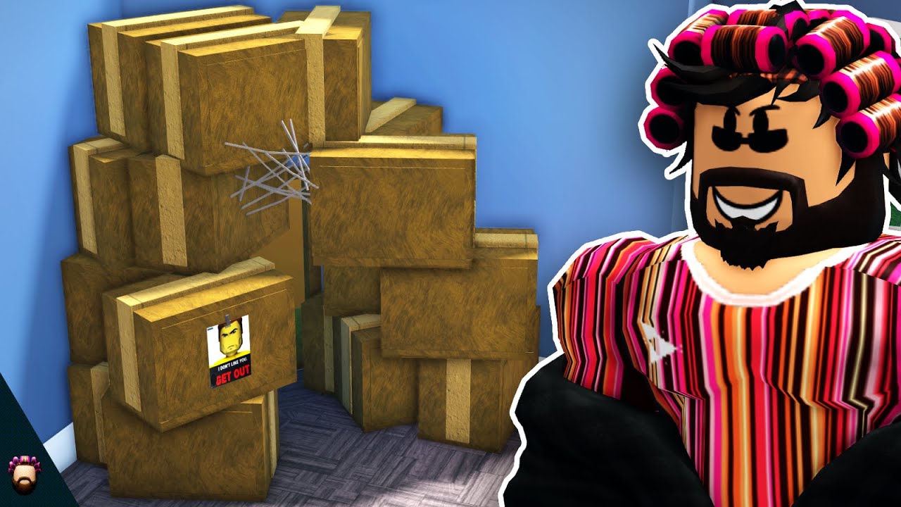 Building A Box FORT With A HIDDEN ROOM In Bloxburg