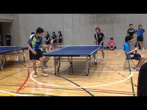 卓球 東洋大学二部vs明治大一般部part3