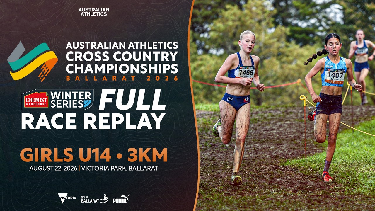 Girls U14 3km Final - Full Race | 2026 Australian Athletics Cross Country Championships