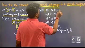 Prove that intersection of normal sub groups is a normal sub group Discrete Maths in Tamil Unit 4