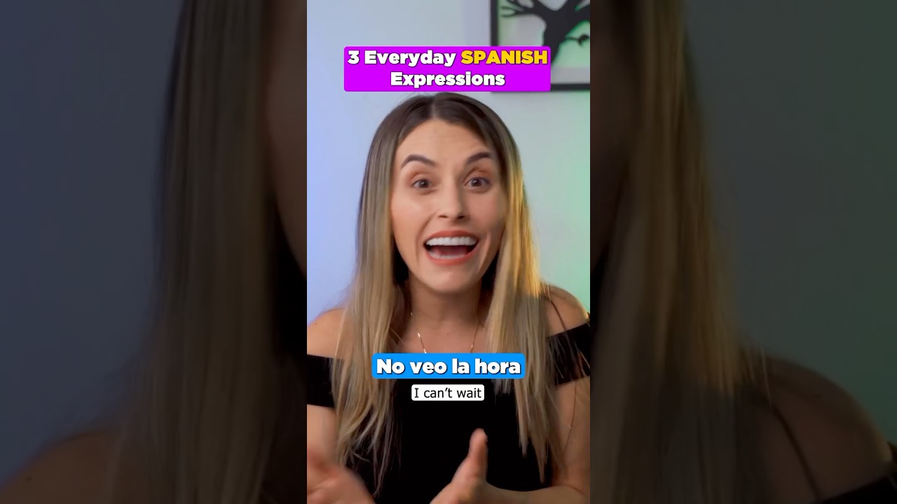 3 Key Spanish Expressions - 3 Expresiones Clave en Español #shorts
