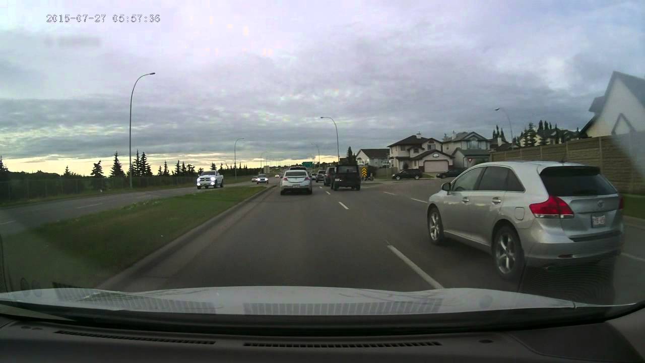Road Rage of a black Jeep
