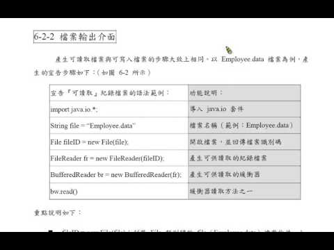 Java 程式設計(二)記錄檔案存取介面