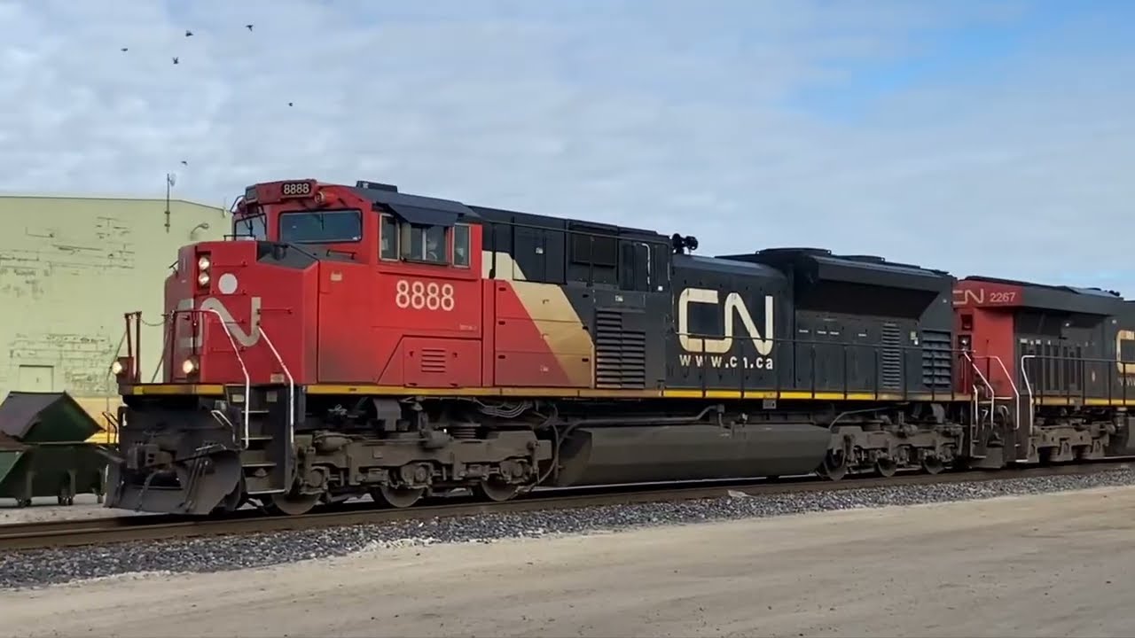 CN Rail Action Compilation!