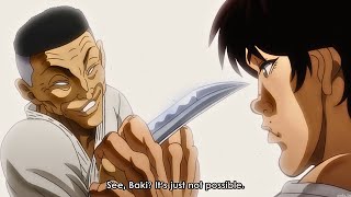 Shibukawa test Baki Skill Set before fighting Hanma Yujiro Scene || Hanma Baki Season 2 Part 2