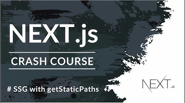 NEXT.js Crash Course | Dynamic SSG Pages with getStaticPaths #17