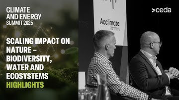 Scaling impact on nature – biodiversity, water and ecosystems | C&E Summit 2025 Highlights