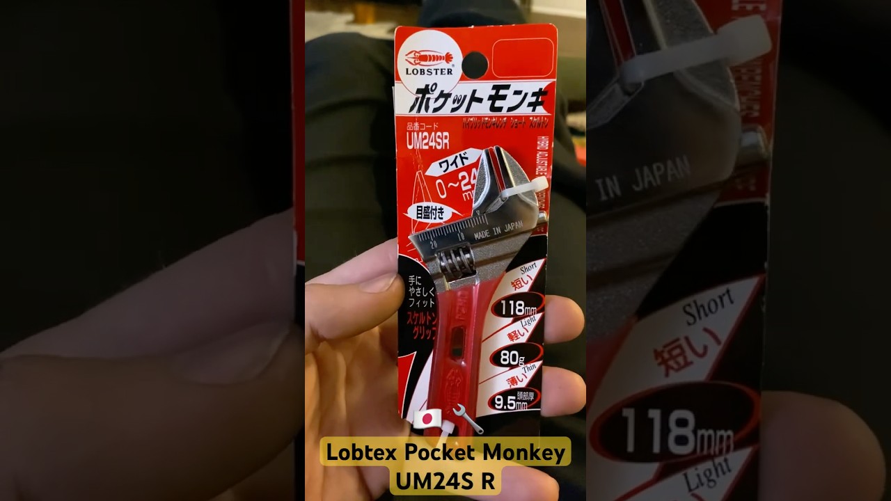 Lobtex Pocket Monkey UM24S R Adjustable Wrench