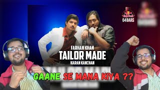 Farhan Khan x Karan Kanchan| Reaction - Tailor Made | Red Bull 64 Bars | Def Jam India @redbull