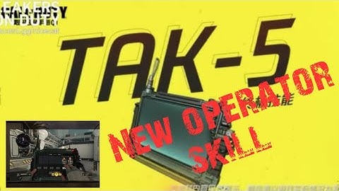 cod mobile Tak-5 new operator skill gameplay & info -season 8 leaks - part 8 #tutu141