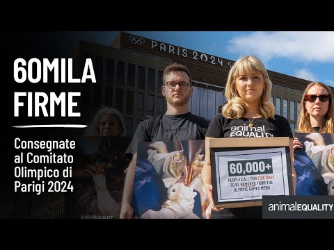 A Parigi per chiedere di eliminare il foie gras dal menu delle Olimpiadi!