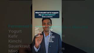 What should I eat to support my gut microbiome? (from a doctor) #health #shorts