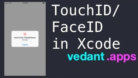 How to add TouchID/FaceID within your app | Xcode