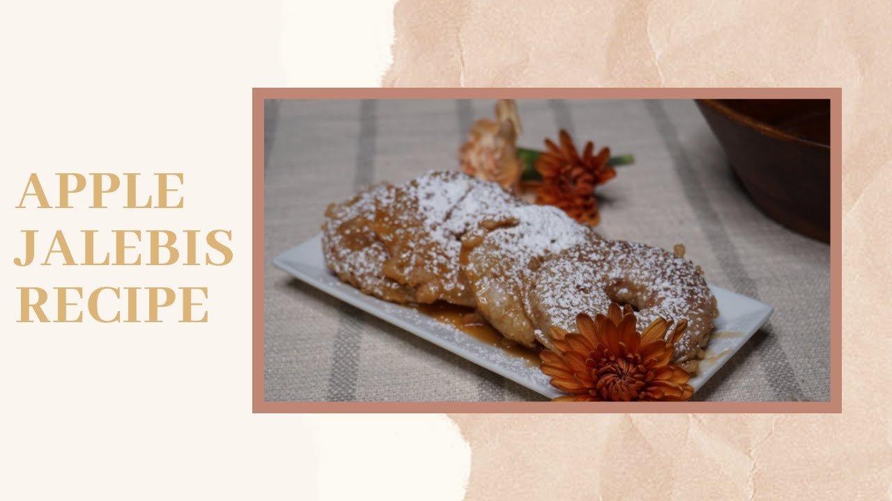 FUNNEL CAKE MEETS APPLE PIE | APPLE JALEBI-member