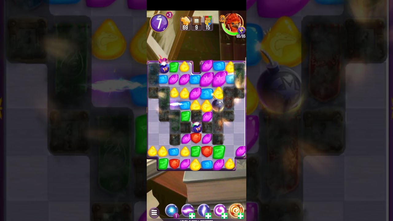 Harry Potter: Puzzles & Spells level 1221 no boosters
